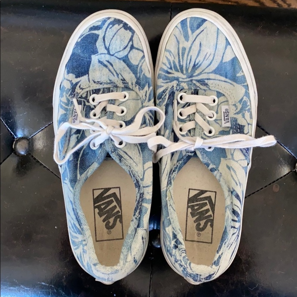 Floral denim VANS